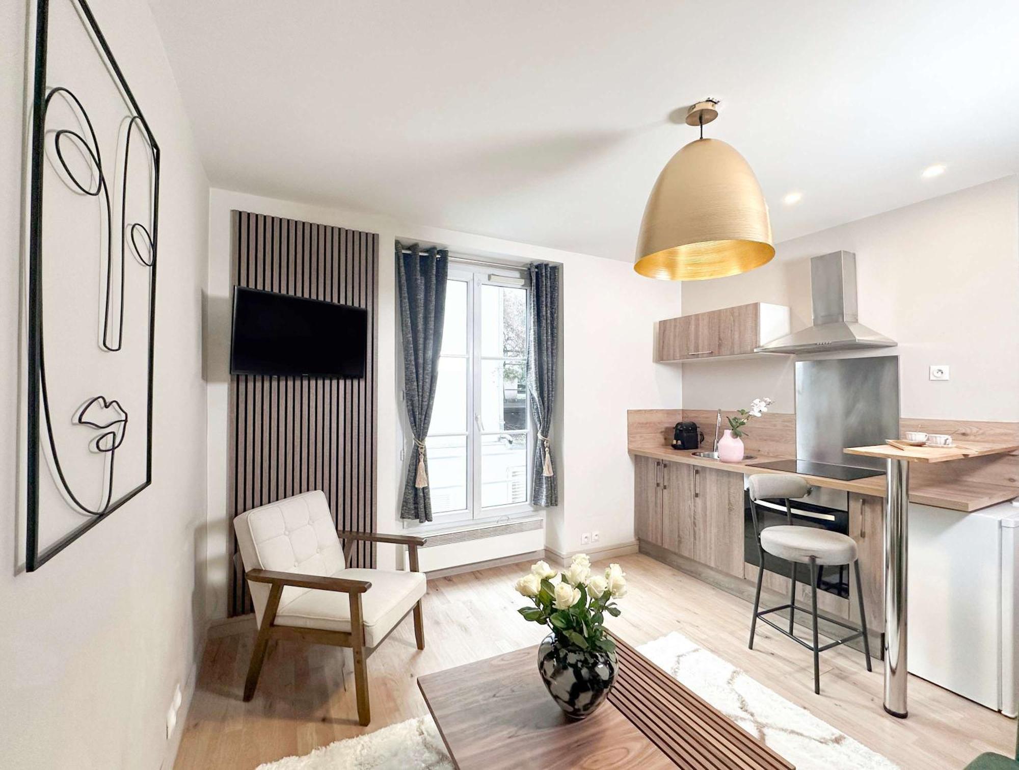 Welcoming Studio Near Eiffel Tower Paris Exterior foto